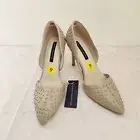 French Connection Shoes Womens 9 Forever Camel Vegan Leather Pointed Toe Pumps