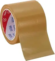 uxcell 3"x0.007" Bookbinding Tape, 22 Yard Cloth Bookbinding Repair Tape Book Binding Tape Self Adhesive for Repairing Old Books, Brown