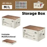 Camping Storage Box Folding Organizer Outdoor Container Crate Portable Travel