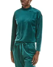 1.STATE Drop-Shoulder High Neck Top