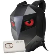 Waterproof Motorcycle Bag LED Bluetooth Backpack With Speaker + Powerbank