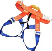 Climbing Harness, Climbing Gear Rappelling Equip Safety Belt for Training, Thick Comfortable Men Mountaineering Harness for Roofing Construction