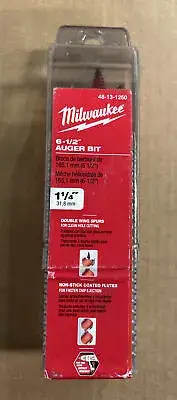 Milwaukee 48-13-1250 1-1/4" x 6-1/2" Electrician Auger Drill Bit