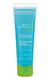Bioderma Sebium Face & Body Wash Moussant Purifying Cleansing Gel 45 Ml
