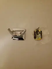 New - Project Source - Double Towel & Robe Hook with Hardware - Chrome