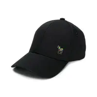在飛比找momo購物網優惠-【Paul Smith】刺繡斑馬標誌棒球帽 黑色(M2M 9