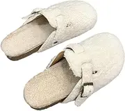 [SIFINELAR] Clogs For Women - Women's Mules & Clogs,Platform Clogs For Women,Fuzzy Womens Clog Mules For Women -Wedge Mules