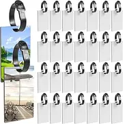 [DNAMYJME] 30 pcs Sublimation Blank Luggage Tag with Lanyard, Portable Blank Suitcase Tags DIY Heat Transfer Bag Tags Double Sided Blank Backpack Travel Bag Baggage Tags for DIY Heat Transfer, Rectangle