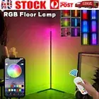 RGB LED Corner Floor Lamp Light Stand Gaming Room Decor APP+Remote Control 160CM