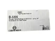 T&S B-3205 Shower Valve Package W/ADA Hand Spray 24" Grab Bar 1/2" Wall Outlet