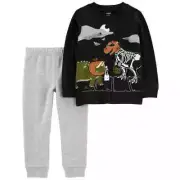 Carter's DINOSAURS T-Shirt & Jogger Pant Set 12M New
