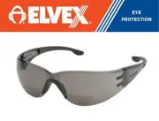 Elvex RX401 Gray Reading Glasses, Choose Bifocal Power: 1.5, 2, 2.5, 3