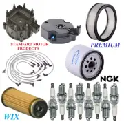 Tune Up Kit Filters Cap Spark Plugs Wire For CHEVROLET CAPRICE V8 5.7L; GAS 1985