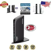 Type-C Docking Station with 65W Power Delivery & Triple HDMI Display Capability
