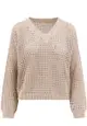 Perforated cotton sweater - BRUNELLO CUCINELLI - Beige