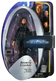 STAR TREK NEMESIS Movie Diamond Select Toys 2008 Action Figure - BEVERLY CRUSHER