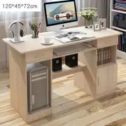 Executive Computer Desk White Oak w/Drawers AU Stock Fast Post
