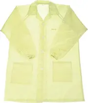 [sourcing map] ESD Lab Coat Anti Static Clothing Science Jacket with Cuff Lapel Collar for Men Women