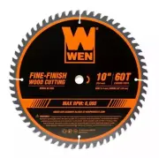 WEN Circular Saw Blade 10 Inch 60 Tooth Fine Professional Woodworking Miter Tool
