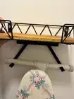Wall Mount Laundry Ironing Board Holder with Shelf for Iron and Ironing Board