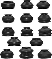 bondoo 14 Pieces Lower Ball Joint Dust Cover, Tie Rod Ends Boot Dust Covers, Track Rod End Boot Set, Ball Joint Dust Boot Covers, Ball Head Joint Boots Turn To Rod Arm Rubber