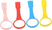 Kisangel 4Pcs Bed Hand Rings Crib Hanging Pull Rings for Newborns Walking Assist Tools Easy to Install Safe and Comfortable Grip for Confidence