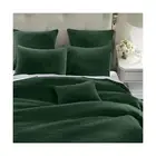 HiEnd Accents Stonewashed Cotton Velvet 3 Piece Quilt Set with Pillow Shams, ...