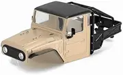 INJROA IR40 Body Shell with Tube Cage for 1/18 TRX4M Defender Bronco Upgrade（Sandy Taupe