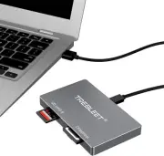 Dual-Slot CFexpress Type B and SD 4.0 UHS-II Card Reader USB 3.2 Gen 2 10Gbps...