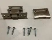 Roller Latch with Cast Strike 2-1/4" Satin Chrome Commercial Door Catch
