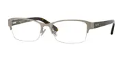 DKNY DY5651 HALF RIMLESS EYEGLASS FRAMES MATTE SILVER / TORTOISE 53-17-140 NEW