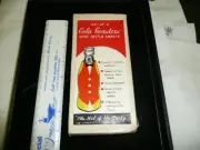 SET OF FOUR COLA COASTERS NOVEL BOTTLE JACKETS