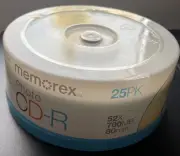 New Sealed Memorex PHOTO CD-R 52x 700MB 80 Min 25pk Blank CD'S