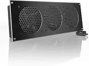 AC Infinity AIRPLATE S9, Quiet Cooling Fan System 18" with Speed Control, for Home Theater AV Cabinet Cooling