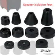 4 Pcs Rubber Speaker AMP CD Isolation Damper Feet Stand Subwoofer Pad Foot