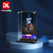 Display King - Acrylic display case for LEGO® Daily Bugle 76178 3mm Thickness dust-Free and Crystal Clear Display case with Screw
