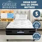 Single Mattress Bed Euro Top Pocket Spring Cool Gel Double Side Medium Firm 36CM