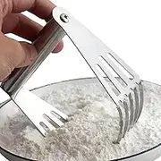Dough Mixer, Pastry Mixer, Stainless Steel Dough Mixer, Hand Kitchen Tool, Cutter, Dough Tamper, Baking Utensils for Butter, Biscuits, Dough, Cake Crusts