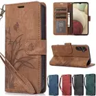For Samsung Galaxy A13 A14 A54 5G Magnetic Leather Wallet Phone Case Strap Cover