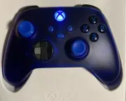Blue Harvest - Xbox One/X/S/PC Controller - Clear Dark Blue