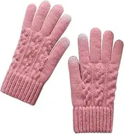 [Generic] Touch Screen GlovesLadies Warm Velvet Thickened Cycling Colddproof Wool Te