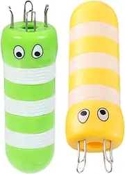 TEHAUX Beginner-Friendly Knitting Machine 2pcs Plastic Bee Knitter Yarn Craft Tool Easy to Use for Boys and Girls Adults