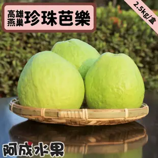 【阿成水果】 高雄燕巢珍珠芭樂(6~8粒/2.5kg/件)