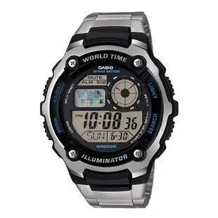 【CASIO】卡西歐 AE-2100WD-1A AE-2100WD十年電力 防水200米 宏崑時計 台灣卡西歐保固一年