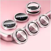 Kucheed Diamond Camera Lens Protector for Samsung Galaxy A15, Tempered Glass Back Camera Cover Screen Protector, Bling Anti-Scratch Individual Aluminum Metal Protective Ring