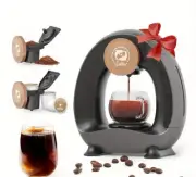 [2-in-1 Single Serve Mini Coffee/Tea Maker - 4-8 Oz - Automatic.