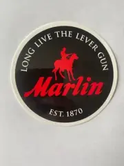 Marlin Firearms Vinyl Decal Bumper Window Safe Sticker 3 1/2" Round Ruger OEM