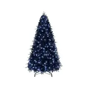 5FT PreLit Black Christmas Tree with 250 Lights, Artificial Fake Christmas Tr...