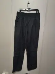 Edwards Basic Chef Pant - 2000 Elastic Waist, Drawstring Black Unisex Size Large
