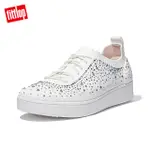 【FITFLOP】RALLY OMBRE CRYSTAL KNIT SNEAKERS 運動風繫帶休閒鞋-女(都會白)